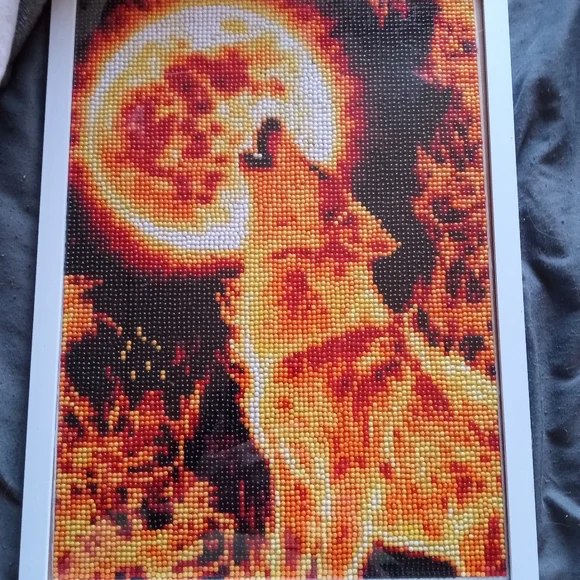 Framed diamond paintings